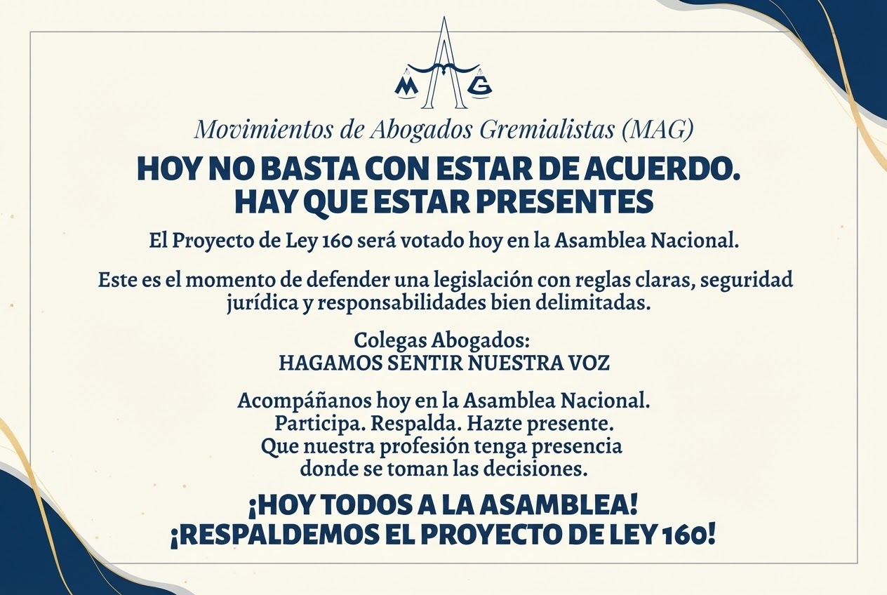 Hoy se decide: el Proyecto 160 llega a la hora de la verdad