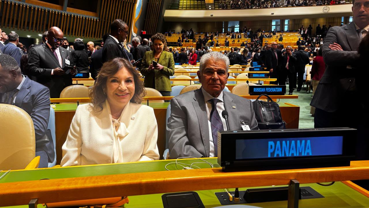 Presidente Mulino y la primera dama participan en la inauguración de la Asamblea de la ONU