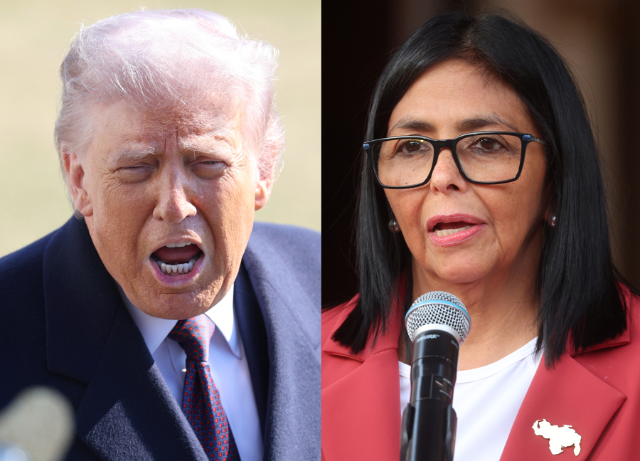 Trump pretende reunirse con Delcy Rodríguez durante la Asamblea de la ONU, según Axios