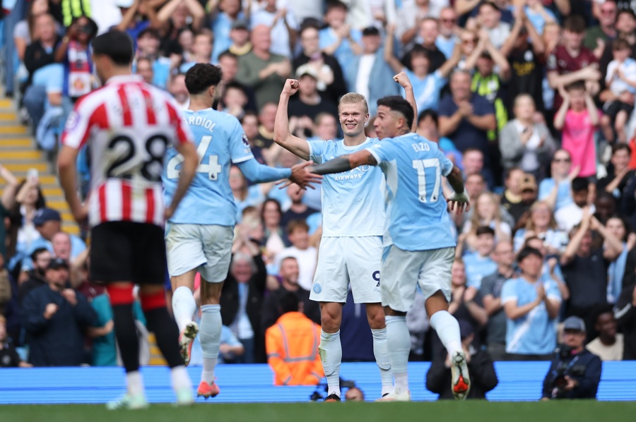 5-3. El City alarga el pleno en el intercambio de golpes, a pesar de Brobbey