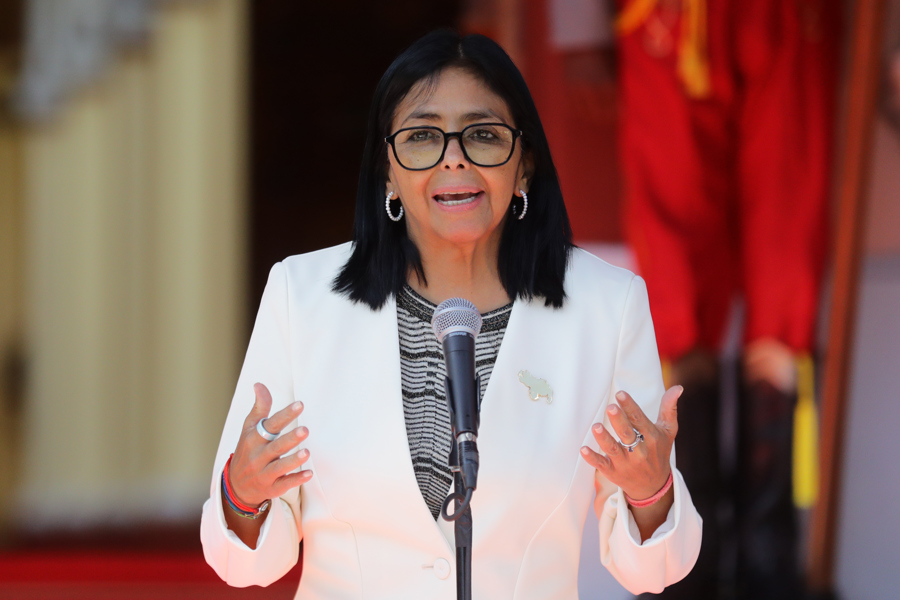 Delcy Rodríguez denuncia sabotaje al sistema eléctrico en protesta por acuerdos petroleros