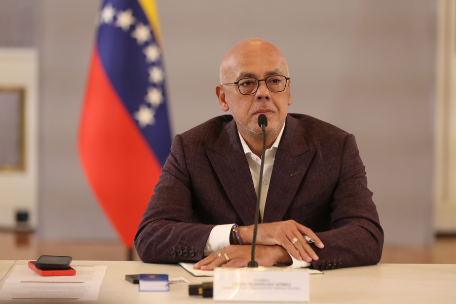 EEUU levanta sanciones a Jorge Rodríguez, presidente de la Asamblea Nacional de Venezuela