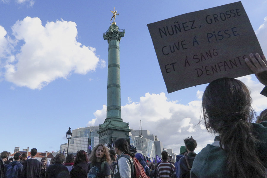 Macron urge a responder a demandas estudiantiles y condena la instrumentalización política
