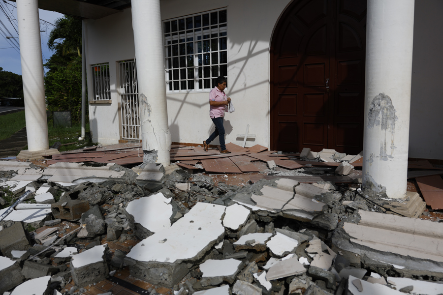 La fe, el soporte ante la pérdida de las históricas iglesias en Panamá tras el terremoto