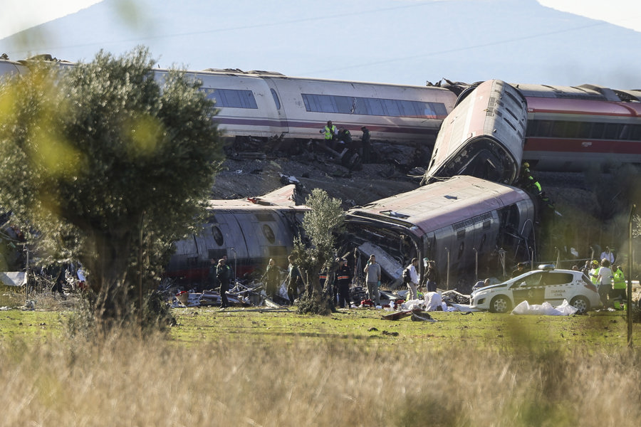 Al menos treinta fallecidos en un accidente de tren en la provincia española de Toledo