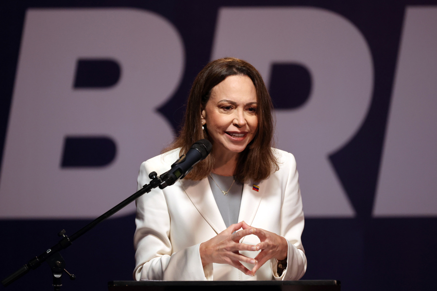María Corina Machado: La transición democrática en Venezuela "es irreversible"