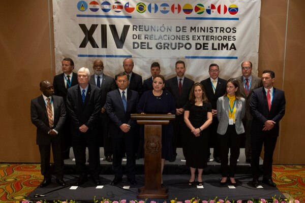 Grupo de Lima insta a Rusia y China a retirar apoyo a Maduro