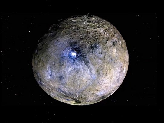 El planeta enano Ceres podría ser "un mundo oceánico", según estudios