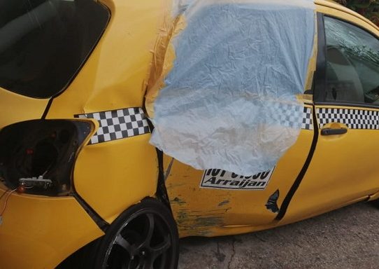 Detenido conductor de taxi que dejó tres heridos en un accidente