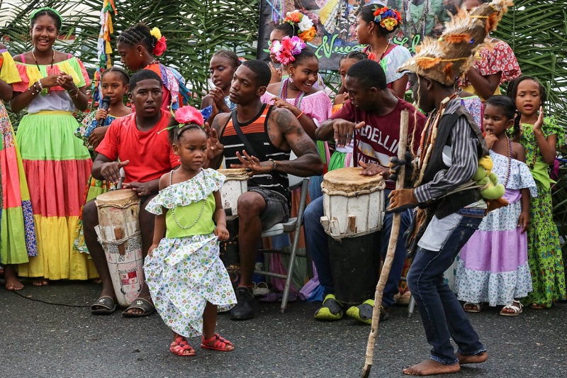 El tambor congo puso a vibrar al poblado de María Chiquita