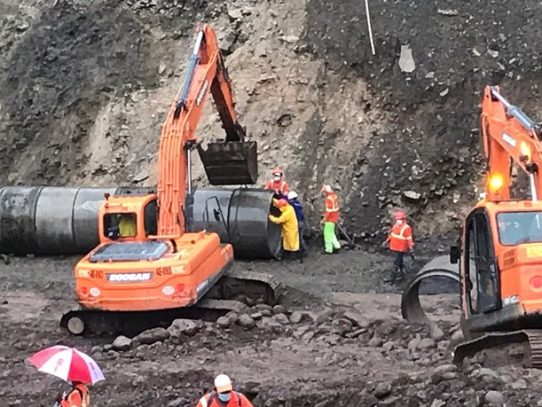Mop continúa trabajos en Chiriquí y Bocas del Toro en zonas afectadas por lluvias