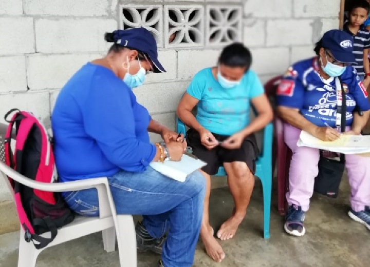Realizan censo social a familias que ocupan terrenos en La Bendición de Chepo
