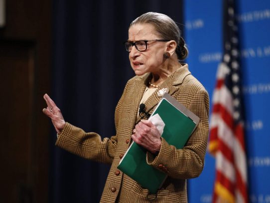 Fallece magistrada de Corte Suprema de EE.UU. Ruth Bader Ginsburg a los 87 años