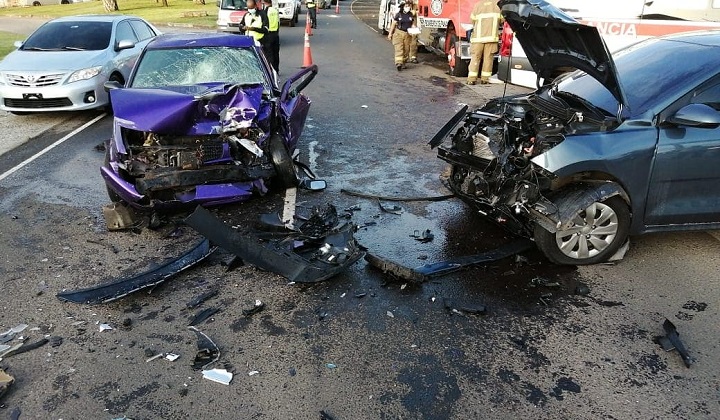 Al menos seis heridos en accidente de tránsito en La Chorrera