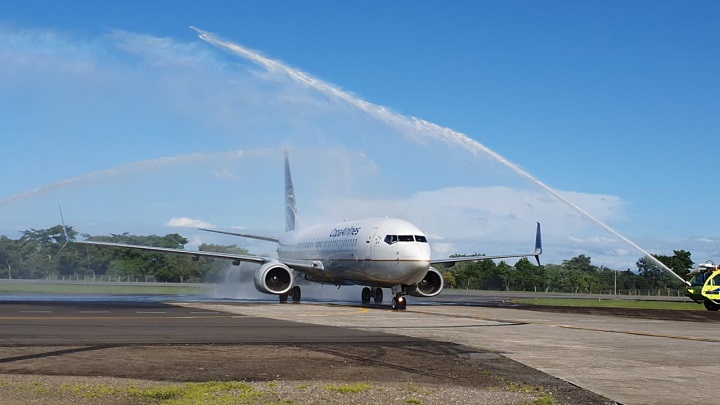 Reanudan vuelos nacionales en el Aeropuerto Internacional Enrique Malek de Chiriquí