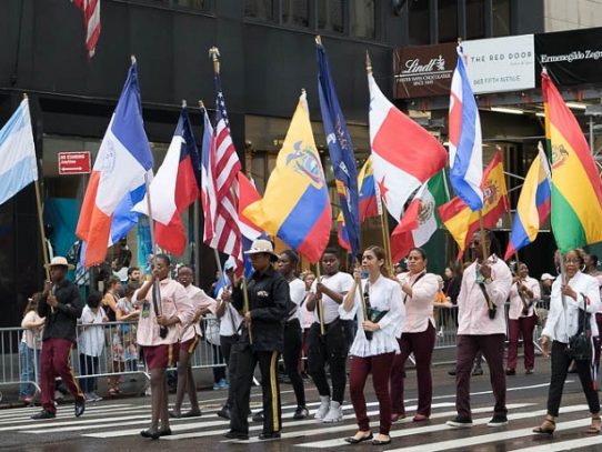 Panameños se destacan en el Desfila de la Hispanidad en Nueva York