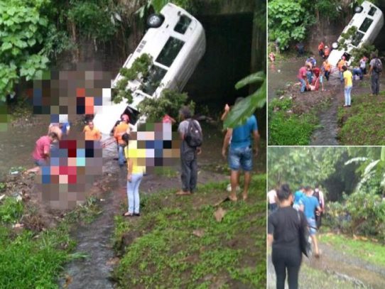 Dos personas delicadas entre lesionados por accidente en Las Lajas