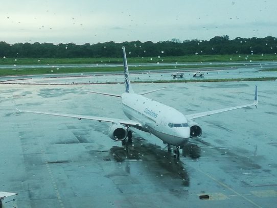 Fuertes vientos afectaron las operaciones del Aeropuerto Internacional de Tocumen