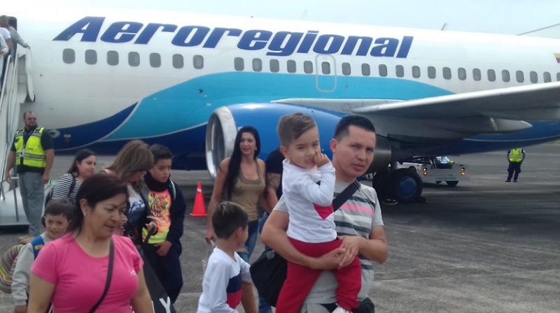 Aerolínea ecuatoriana reinició vuelos a Panamá