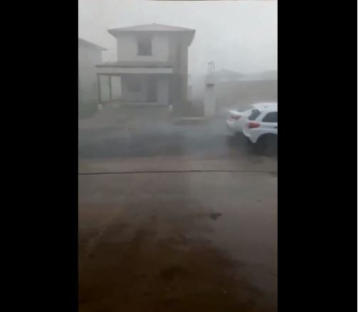 Lluvia con granizo cayó sobre varios sectores de Panamá Oeste