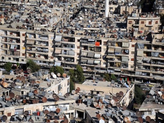 El lento comienzo de la reconstrucción de la ciudad siria de Alepo