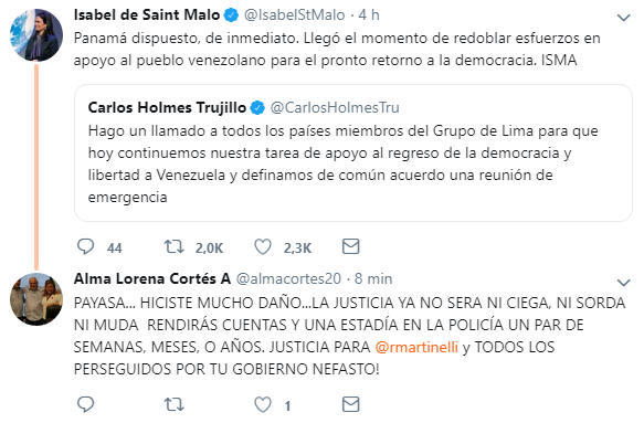 Alma Cortés se "desata" en Twitter