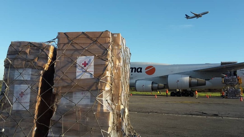 Cruz Roja envía a Venezuela tercer cargamento de ayuda humanitaria