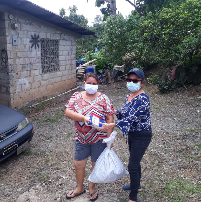 Comunidades de Arraiján reciben ayuda alimentaria en medio de la crisis