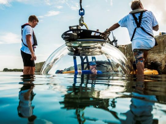 Surgen los submarinos burbuja que permiten ver las profundidades del océano