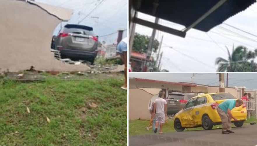 Conductor sin licencia estrella camioneta contra muro de residencia en Ciudad Radial
