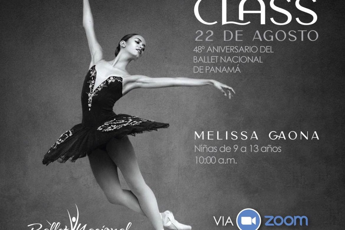 Ballet Nacional de Panamá realizará ciclo gratuito de clases magistrales virtuales