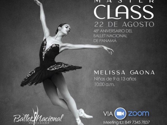 Ballet Nacional de Panamá realizará ciclo gratuito de clases magistrales virtuales