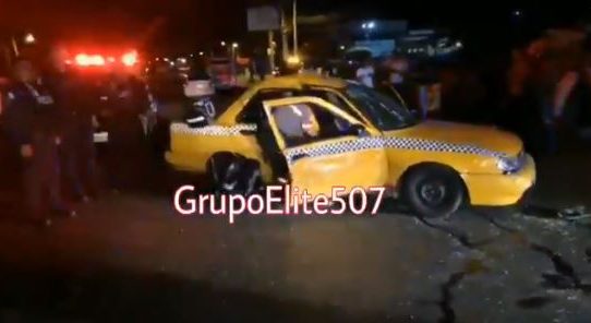 Choque entre taxi y busito pirata deja varios heridos en Milla 8