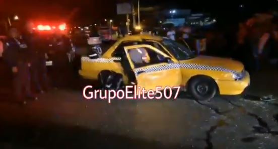 Choque entre taxi y busito pirata deja varios heridos en Milla 8
