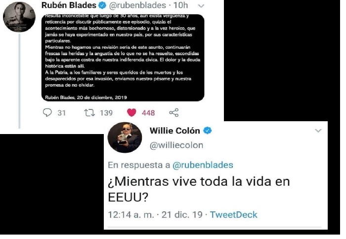 Wille Colón lleva diferencias con Rubén Blades al campo político
