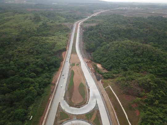 MOP: Corredor Panamá Norte alcanza el 70% de avance físico