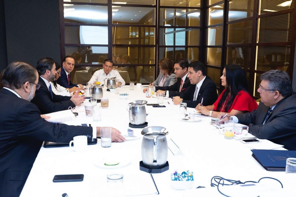 Presidente Cortizo inicia reuniones con ejecutivos de la banca internacional