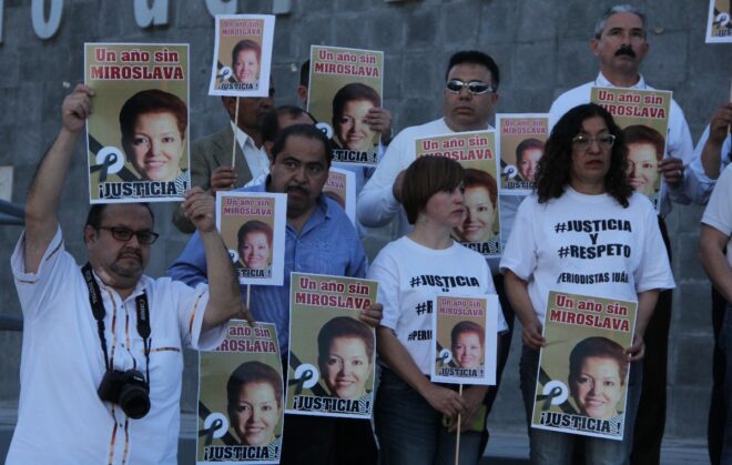 Condenan a 50 años de prisión a asesino de periodista mexicana Miroslava Breach