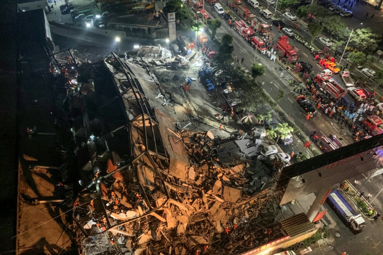 Diez muertos en el derrumbe de un hotel en China que servía de centro de cuarentena