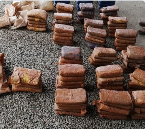 Detienen a 4 personas y decomisan 127 paquetes de droga en Cañita de Chepo