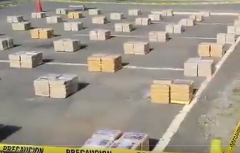 Decomisan 1,098 paquetes de droga en Los Santos