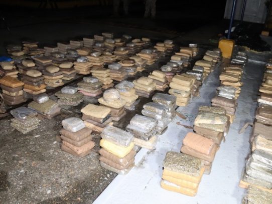 Decomisan 492 paquetes con droga en el archipiélago de Las Perlas