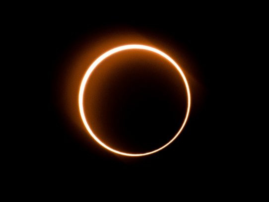 Inusual eclipse "anillo de fuego" se pudo observar en Asia