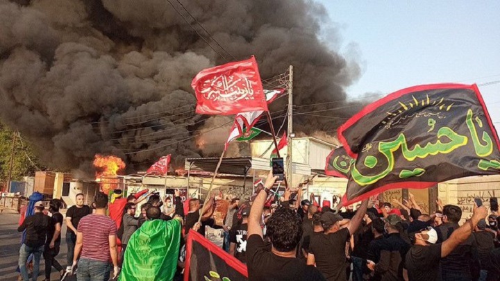 Muchedumbre ataca una cadena de TV en Irak acusada de "insulto a la religión"