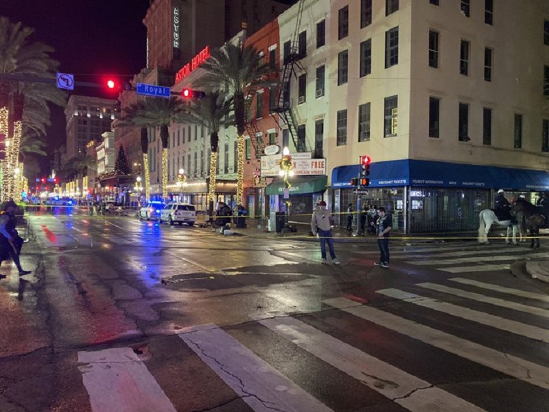 Once heridos en tiroteo en Nueva Orleans, EEUU