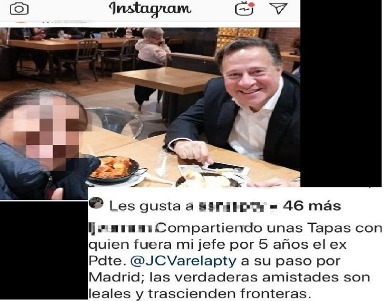 Juan Carlos Varela en Madrid mientras persiste escándalo por #VarelaLeaks