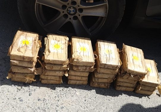 Un aprehendido por transportar 50 paquetes de droga en Capira