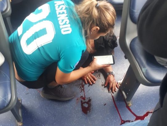 Mujer resulta herida tras ataque con piedra a Metrobus