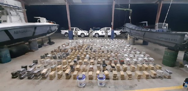 Decomisan 367 paquetes con droga en Punta Burica