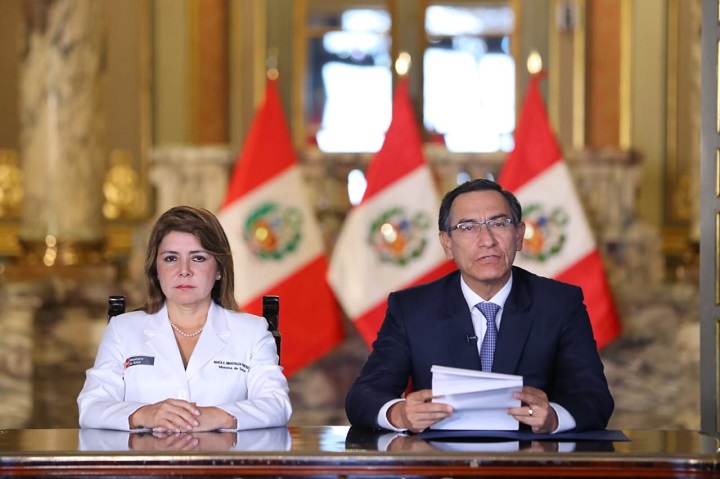 El presidente de Perú anuncia el primer caso de coronavirus en el país